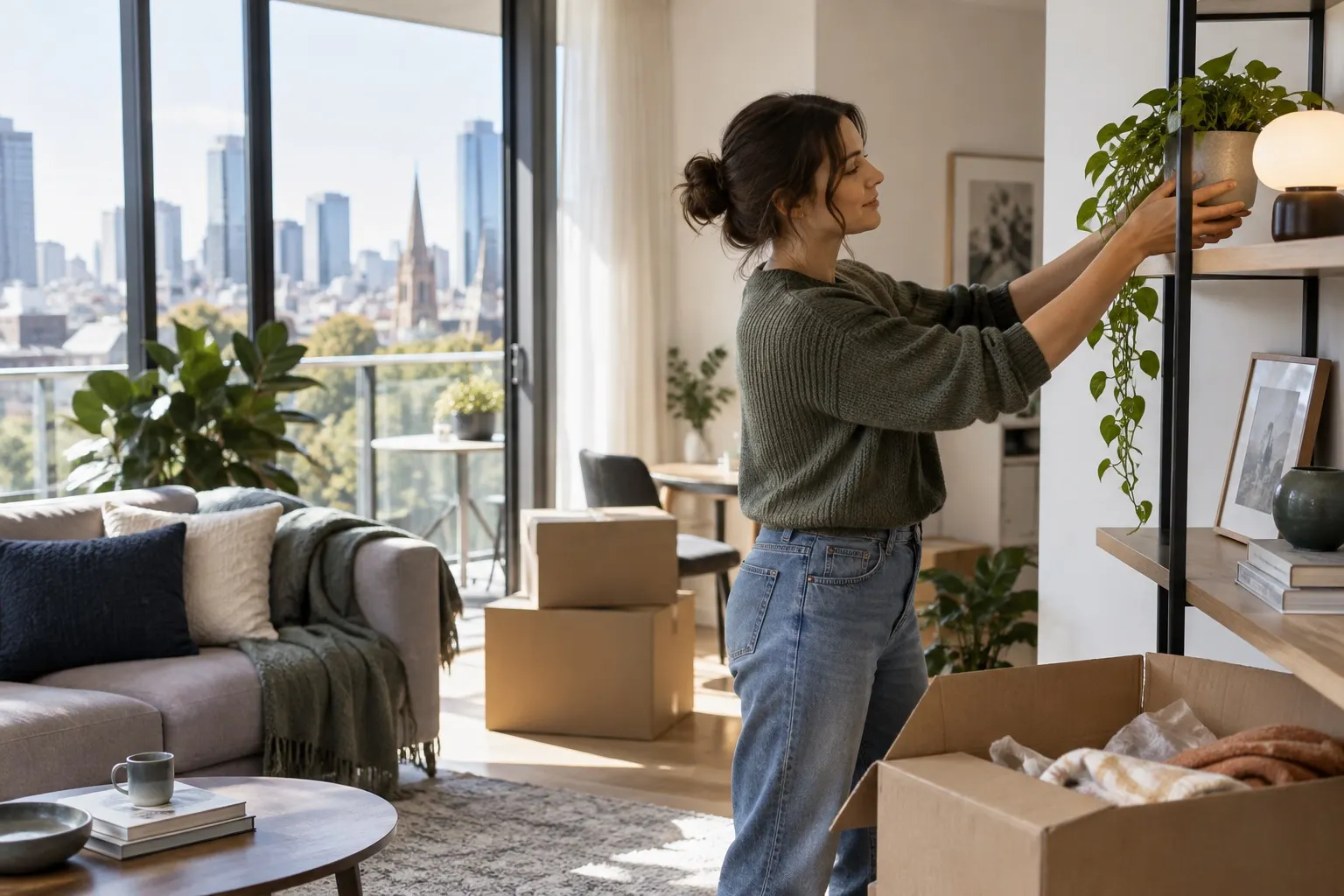 A renter preparing a new Melbourne apartment